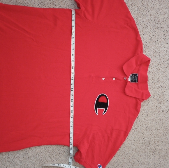 2 Pink And Red Champion Polos Size 2XL - Picture 4 of 10